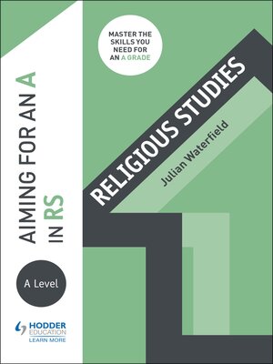 cover image of Aiming for an a in A-level RS